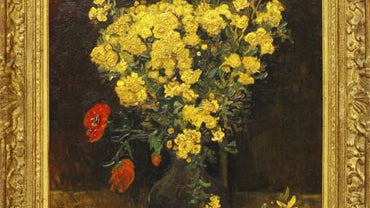 Vincent van Gogh's "Poppy Flowers" or "Vase with Flowers," which was stolen from the Mahmoud Khalil Museum in Cairo, Egypt. Egypt's deputy culture minister has been detained over the theft. 