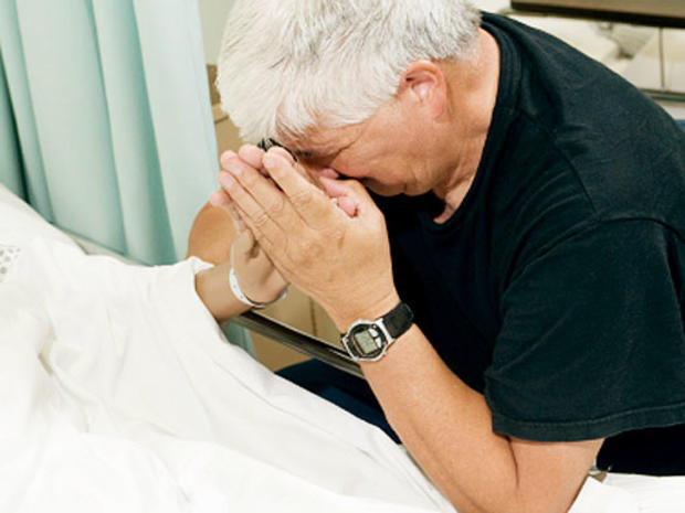 end of life care, praying, sick, dead, old, dying, generic, stock 