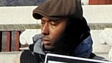 This file photo taken on January 12, 2010 shows human rights activist Aijalon Mahli Gomes taking part in a rally at Imjingak peace park near the closely-guarded South-North border in Paju. North Korea announced on April 7, 2010 it has sentenced US citizen 