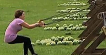 "Amazing Race" Contestant Smacked In Face With Watermelon [VIDEO] CBS