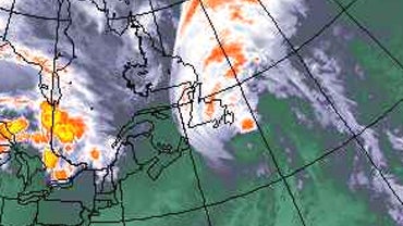 Hurricane Igor makes landfall on the east coast of Newfoundland 