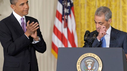 Barack Obama, Rahm Emanuel 