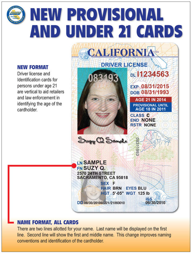 New California Driver License 