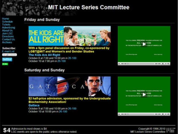 MIT Lecture Series Committee 
