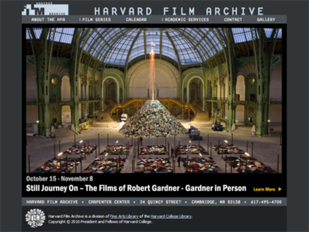Harvard Film Archive Web Site 