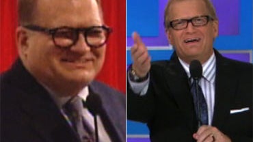 Drew Carey before and after his weight loss. 