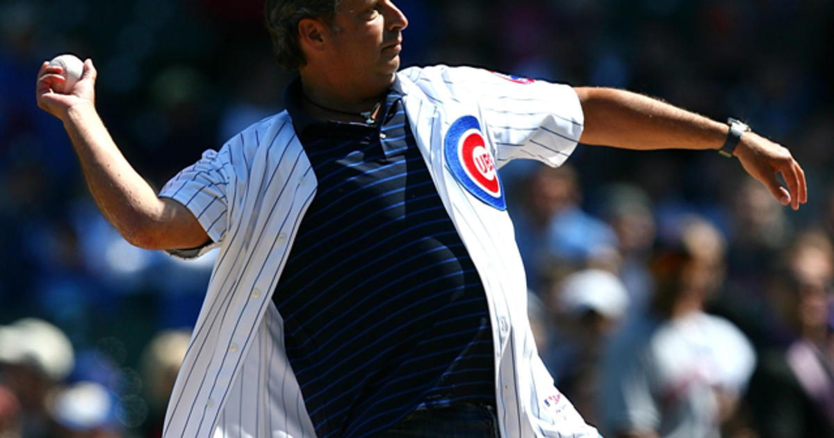 Actor Mark Wahlberg throws out a ceremonial first pitch before the