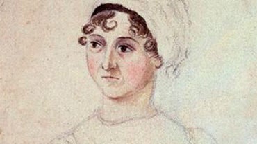A pencil drawing of British author Jane Austen, c. 1810, by her sister, Cassandra Austen.  
