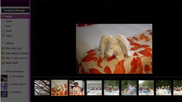 Yahoo Inc. is sprucing up its free e-mail service in the latest attempt to persuade people to spend more time on its website. (AP Photo/Yahoo Inc.) 