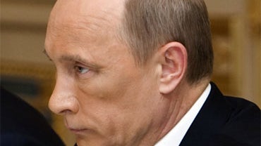 Putin black eyes 