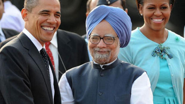 Obamas in India 