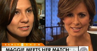 Maggie Rodriguez Meets Her Namesake - CBS News