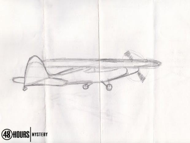 Airplane sketches by Colton Harris-Moore 