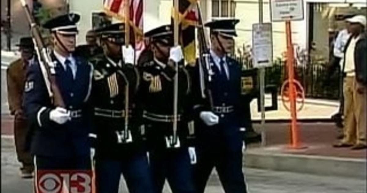 Many Gather To Remember Local Veterans CBS Baltimore