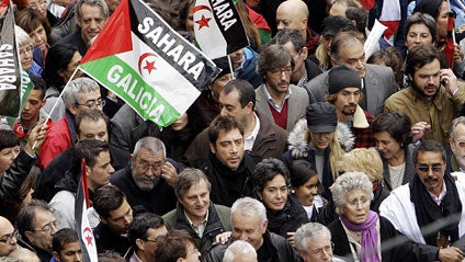 CAROUSEL Spain Protests Western Sahara 