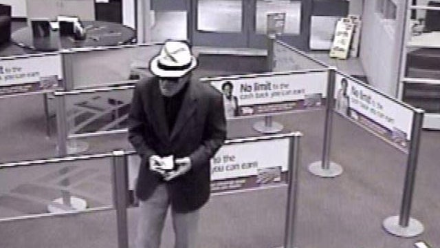 "Geezer Bandit" Tied to 12th Calif. Bank Robbery 