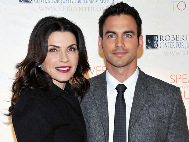 Actress Julianna Margulies, left, and husband Keith Lieberthal attends the Robert F. Kennedy Center for Justice and Human Rights 2010 Ripple of Hope Awards Dinner at Pier Sixty on Wednesday, Nov. 17, 2010 in New York. (AP Photo/Evan Agostini) 