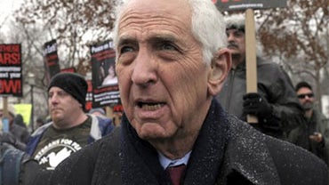 Vietnam-era whistleblower Daniel Ellsberg attends at a rally in Lafayette Park, across from the White House in Washington, Thursday, Dec. 16, 2010. (AP Photo/Susan Walsh) 