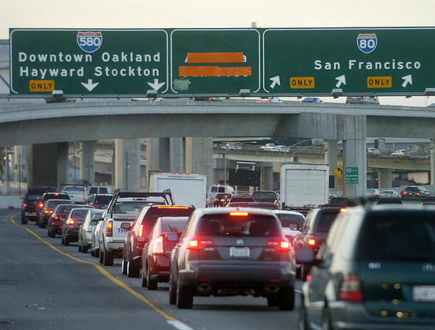 California freeway traffic 