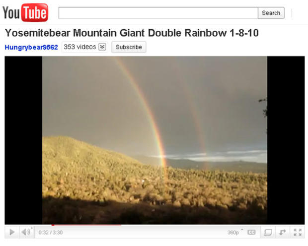 Date: 1/8/2010 Double Rainbow' Video Hits The Web 