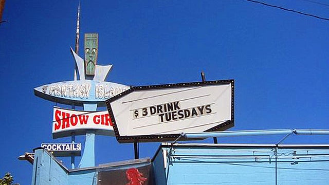 Fantasy Island Bikini Bar in Los Angeles.  