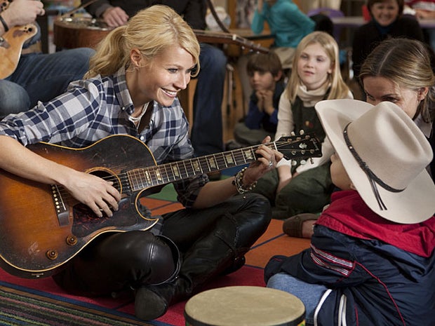 this film publicity image released by Screen Gems, Gwyneth Paltrow is shown in a scene from "Country Strong." (AP Photo/Sony-Screen Gems, Scott Garfield) 