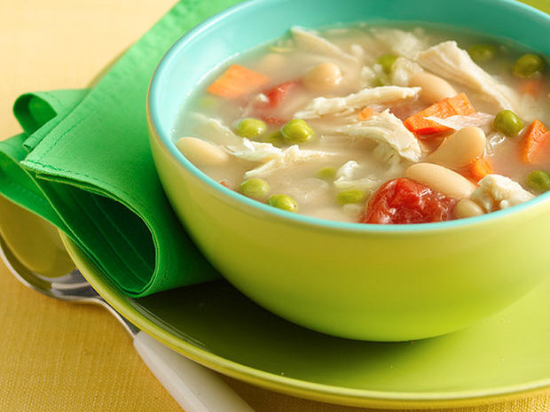 Hungry Girl's chicken noodle soup. 
