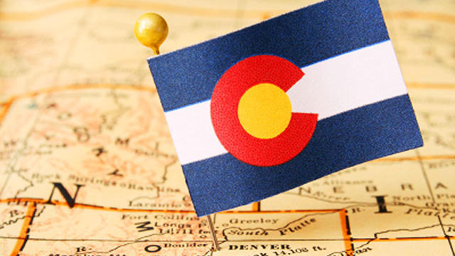 Colorado, state flag, generic, 4x3 
