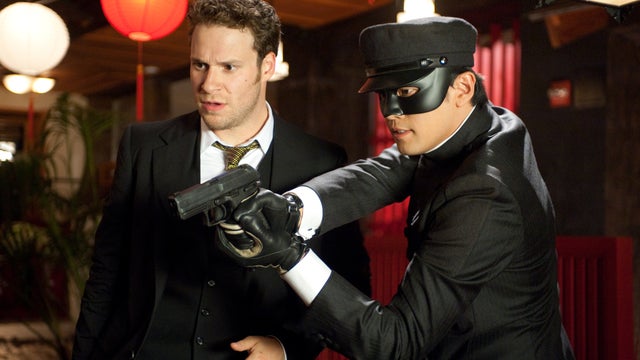 Seth Rogen, left, and Jay Chou  in a scene from &amp;quot;The Green Hornet&amp;quot; 