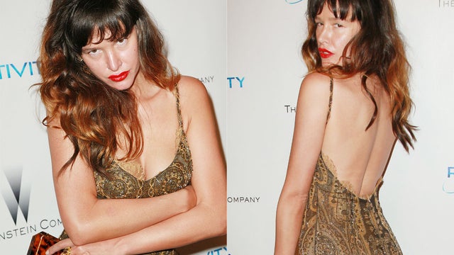 Paz de la Huerta at Golden Globes 2011. 
