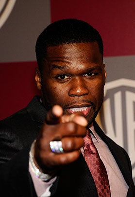 BEVERLY HILLS, CA - JANUARY 16: Rapper 50 Cent arrives at the 2011 InStyle And Warner Bros. 68th Annual Golden Globe Awards post-party held at The Beverly Hilton hotel on January 16, 2011 in Beverly... Read more 