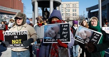 Abortion Opponents Rally, Target Roe V. Wade - CBS News