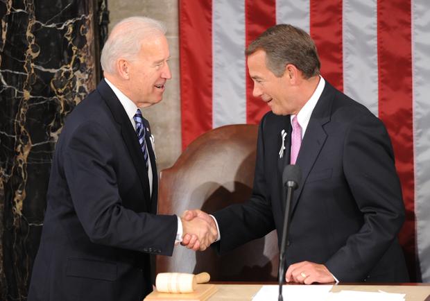 John Boehner and Joe Biden 