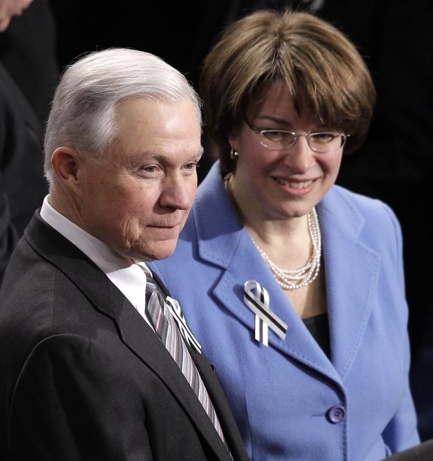 Sen. Jeff Sessions, and Sen. Amy Klobuchar 
