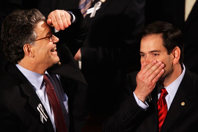 Al Franken and Marco Rubio  