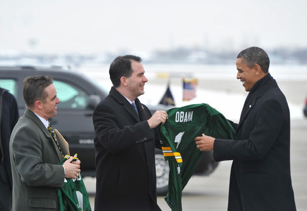Presidents Obama Travels To Wisconsin 