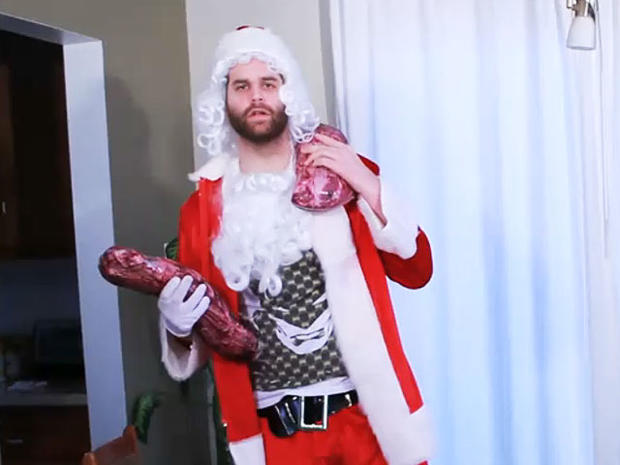 Epic Mealtime's Harley Morenstein is bringing meat for Christmas. 