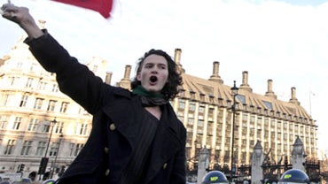 Charlie Gilmour, the son of Pink Floyd guitarist David Gilmour 