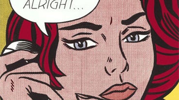 Roy Lichtenstein's 1964 painting "Ohhh...Alright..." was sold at Christie's New York auction house in November 2010 for $42,642,500. 
