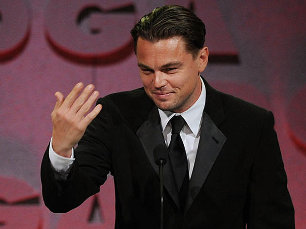 HOLLYWOOD - JANUARY 29: Presenter Leonardo DiCaprio onstage at the 63rd Annual Directors Guild Of America Awards held at the Grand Ballroom at Hollywood &amp; Highland on January 29, 2011 in Hollywood, California. (Photo by Kevin Winter/Getty Images for D 
