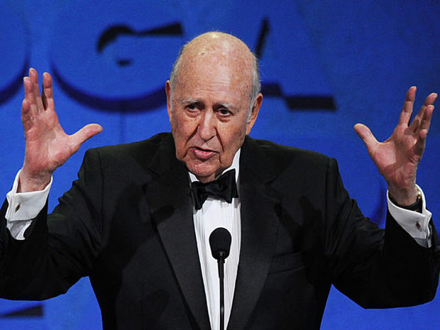 HOLLYWOOD - JANUARY 29: Master of Ceremonies Carl Reiner onstage at the 63rd Annual Directors Guild Of America Awards held at the Grand Ballroom at Hollywood &amp; Highland on January 29, 2011 in Hollywood, California. (Photo by Kevin Winter/Getty Images  