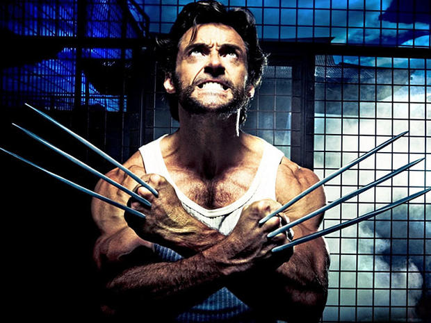 Hugh Jackman as "Wolverine." 