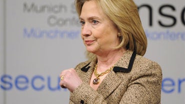 U.S. Secretary of State Hillary Clinton attends the 47th Munich Security Conference in Munich, February 5, 2011.  