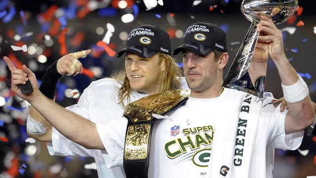 Aaron Rodgers and Clay Matthews 
