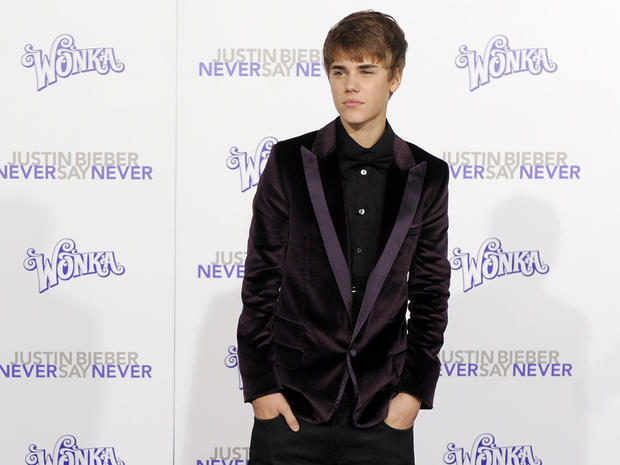 Justin Bieber at LA film premiere 