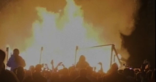 Duke Uses Fire to Celebrate UNC Victory - CBS News
