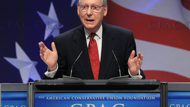 Senate Minority Leader Mitch McConnell  