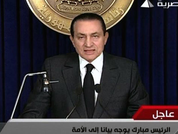 Mubarak  speech 