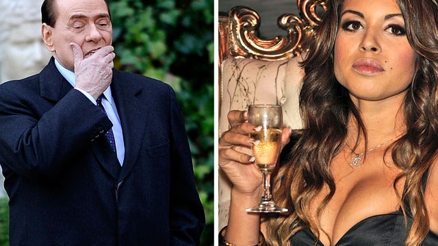 Italian Prime Minister Silvio Berlusconi and Moroccan Karima El Mahroug 