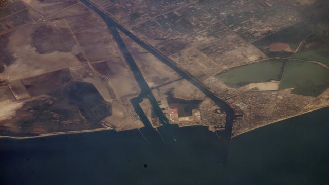 Suez Canal, as seen from space 